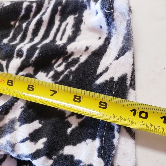 Weekend Terry Cloth Set size XL terry cloth tie dye black white full zip - Picture 12 of 15